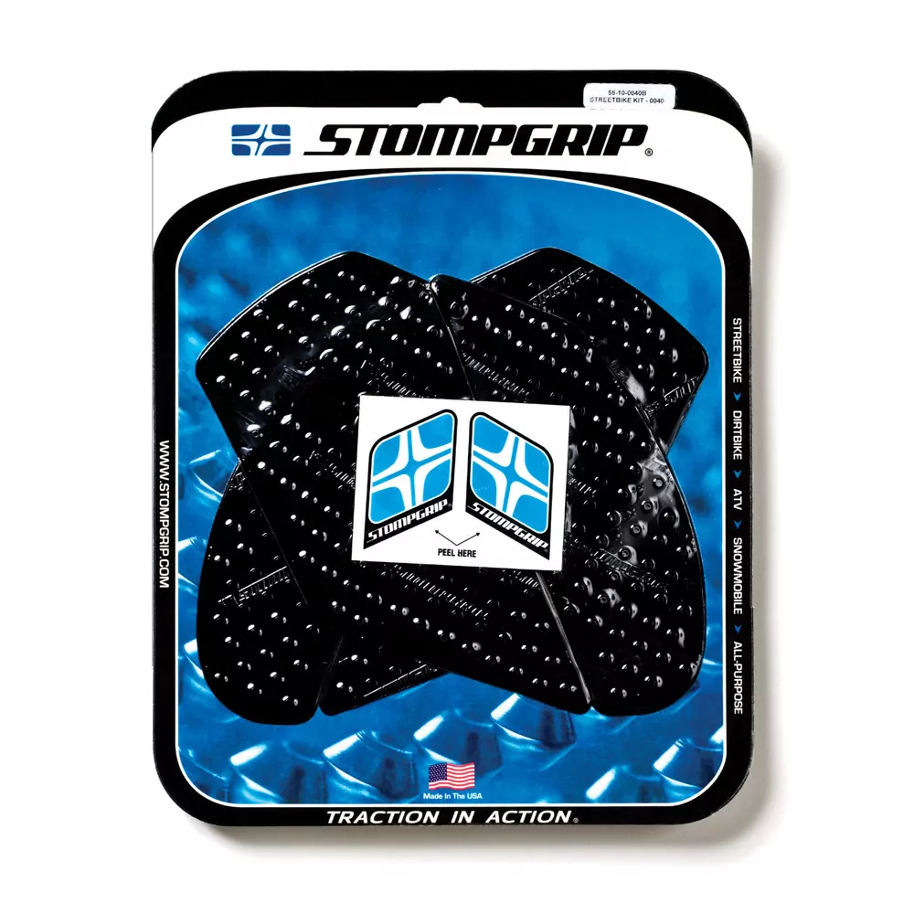 Stompgrip Traction Pad Volcano für Kawasaki Ninja ZX-10R / RR 11-22 Schwarz
