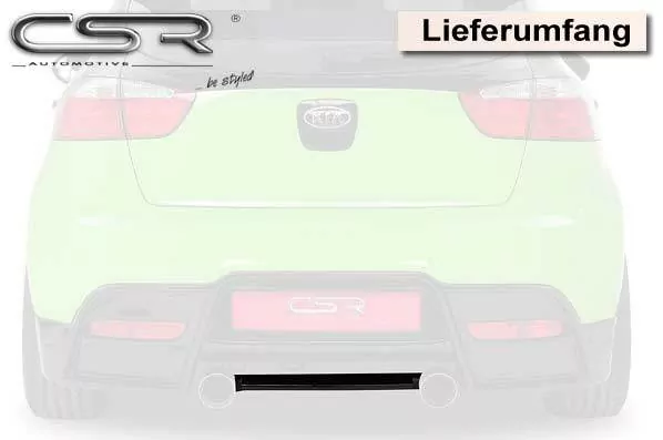 Blende zwischen den Endrohren für Kia Rio 3. Generation UB ZB120