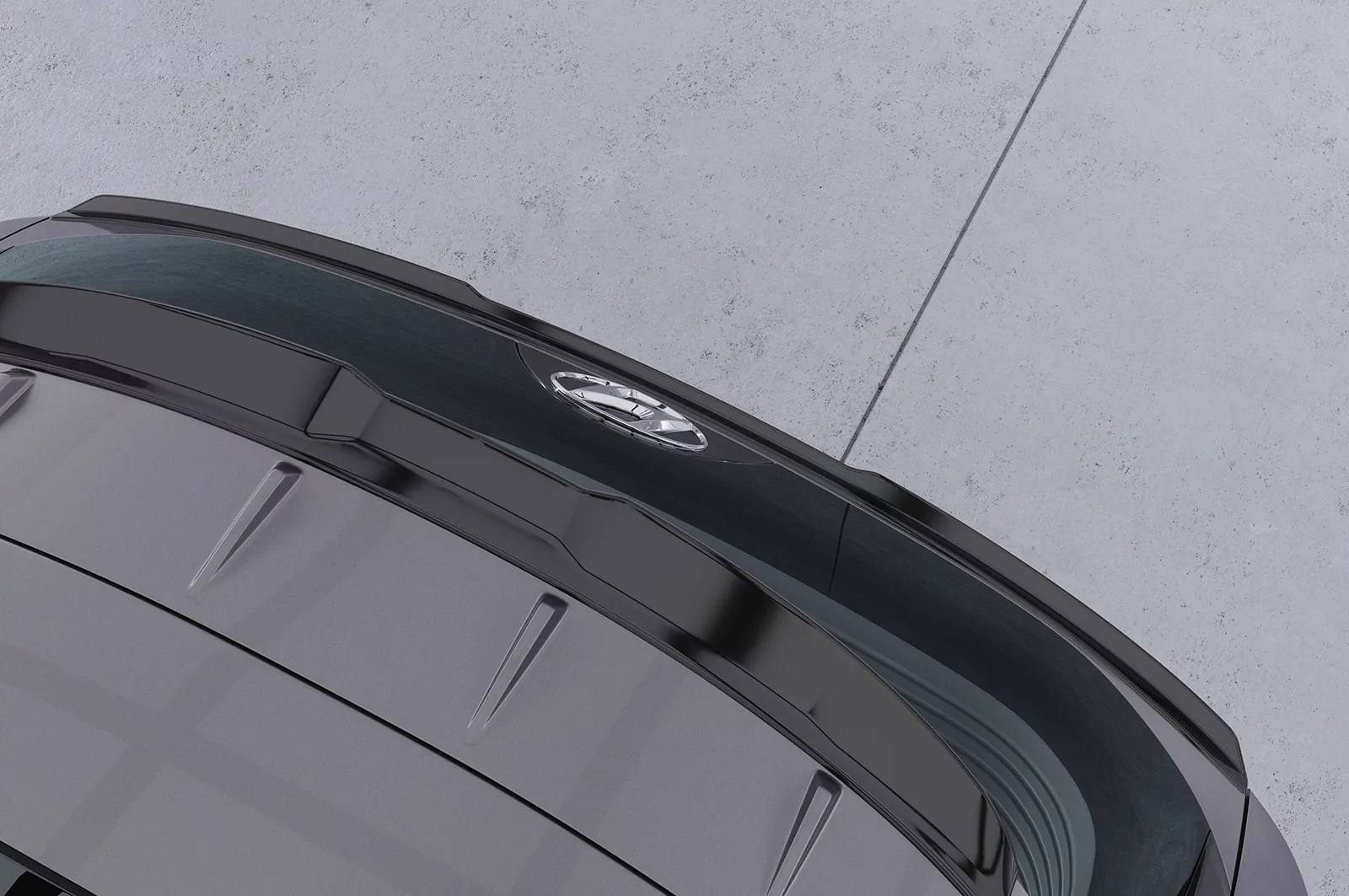 Heckflügel mit ABE für Hyundai Tucson 4 (NX4) HF093 Schwarz Strukturiert