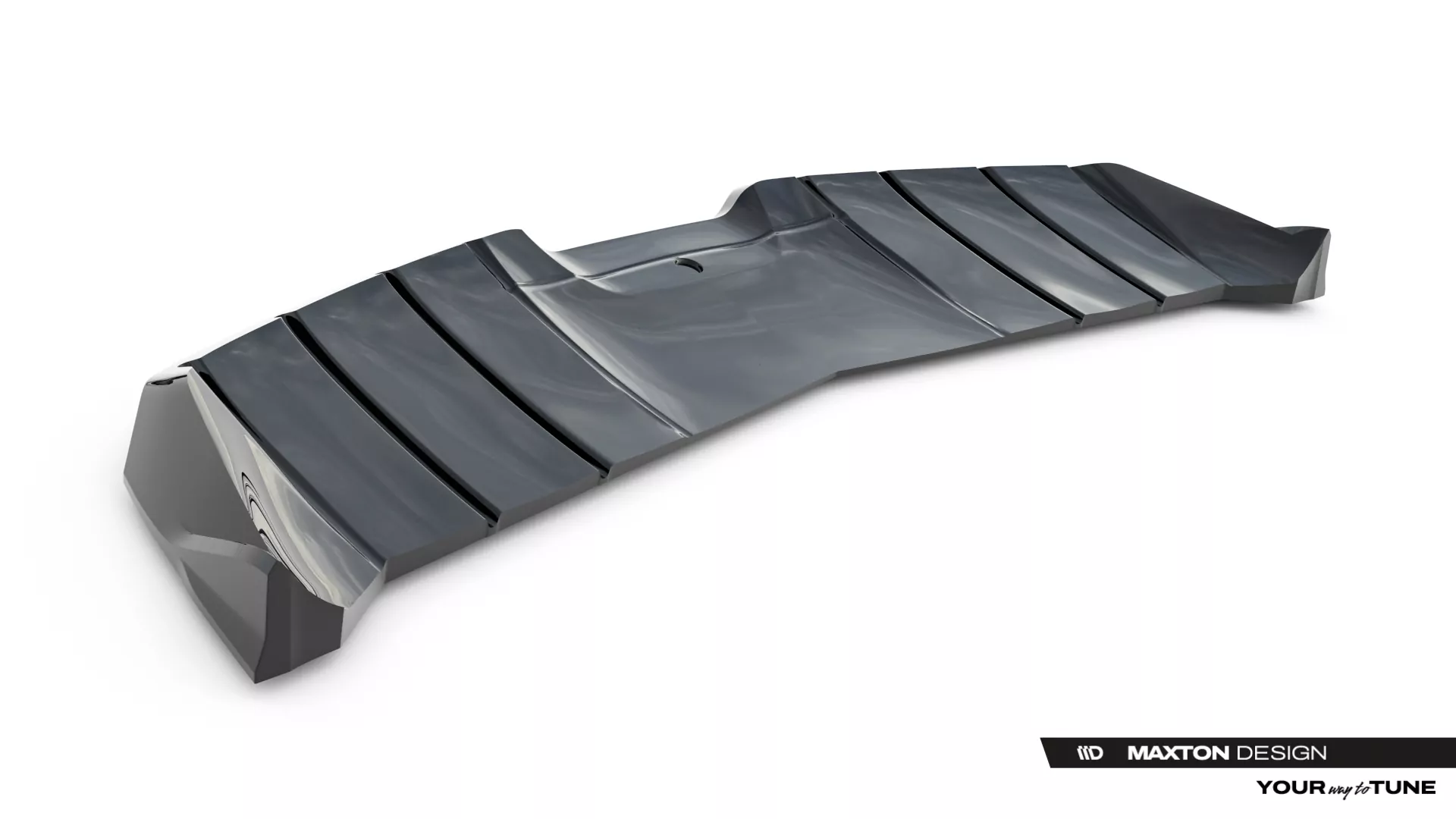 Mittlerer Cup Diffusor DTM Look Heck Ansatz Für + LED  Mercedes-AMG GT R C190 Facelift