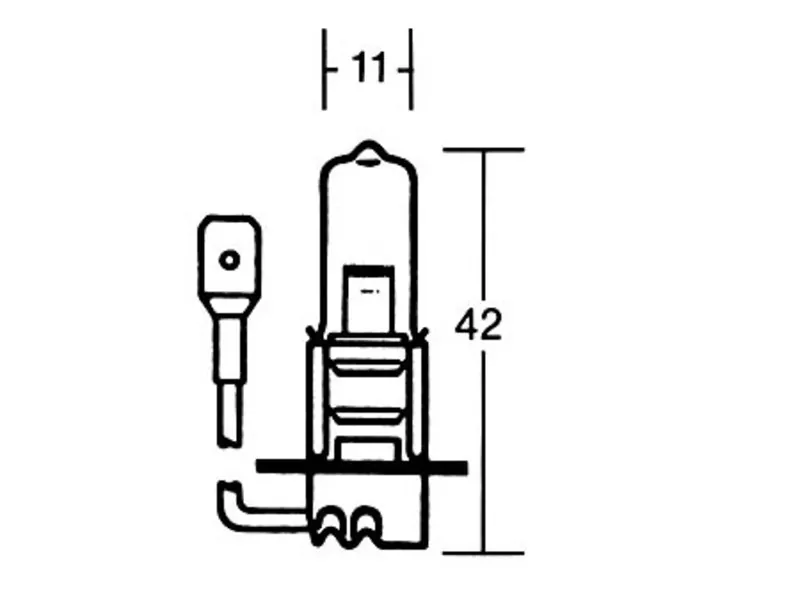 - Kein Hersteller - H3 Glühlampe 12V 55W, PK 22S E-geprüft