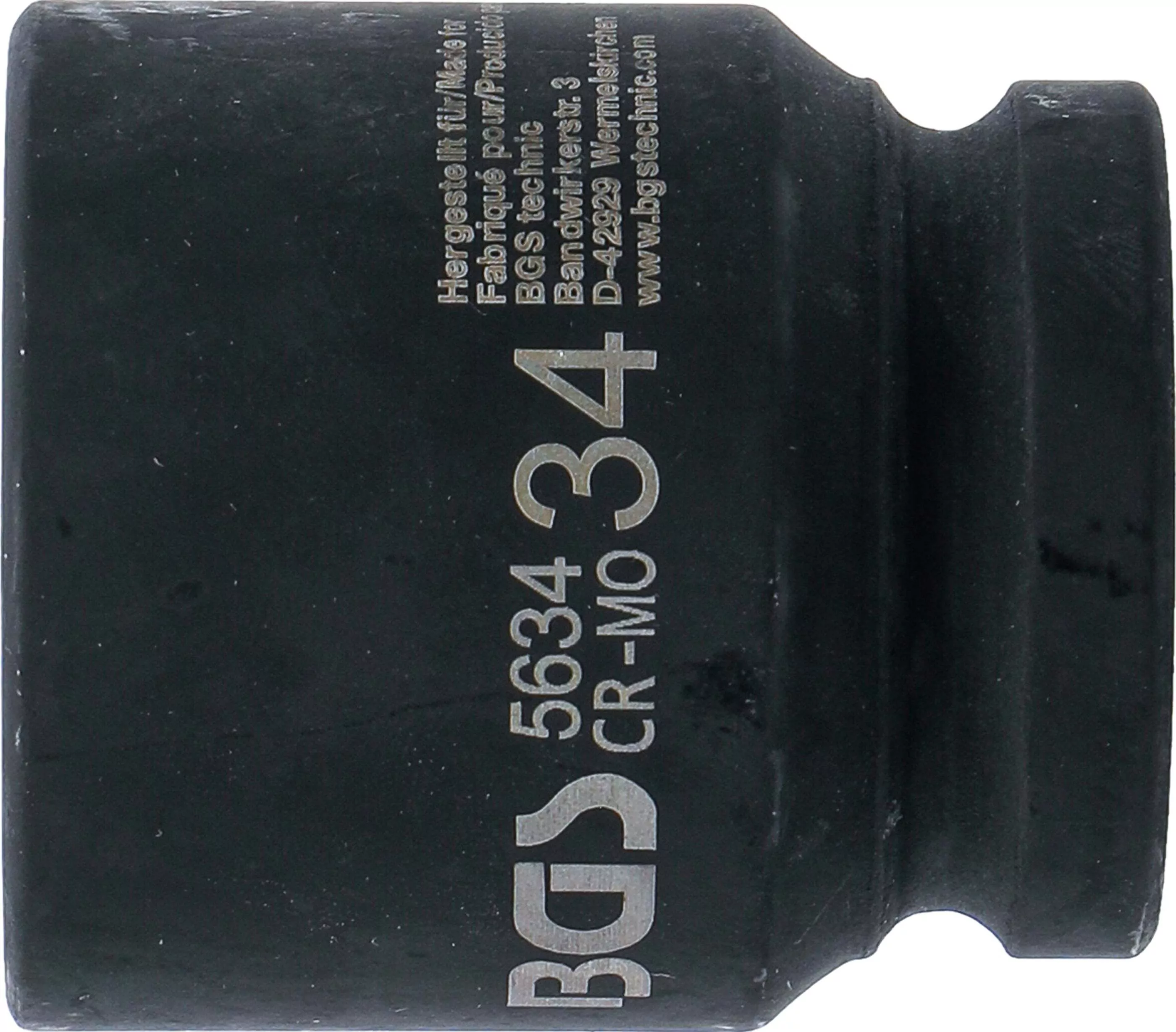 Kraft-Steckschlüssel-Einsatz Sechskant | Antrieb Innenvierkant 20 mm (3/4") | SW 34 mm