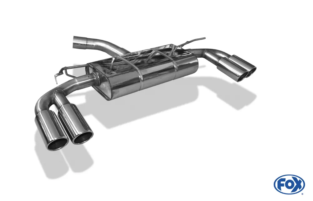 VW Golf VII  - Einzelradaufhängung  Endschalldämpfer rechts/links - 2x80 Typ 16 rechts/links