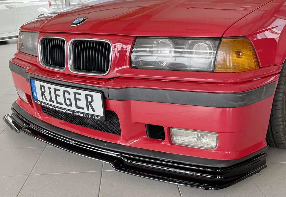 Rieger Spoilerlippe GT-Look (GBL-49018) für BMW 3er E36 Compact  -> für orig. M3-Spoiler