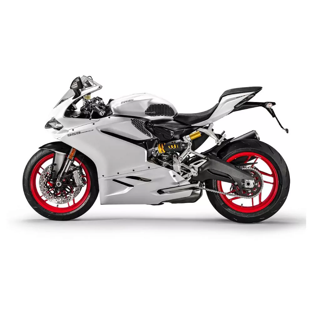 Stompgrip Traction Pad Icon für Ducati Panigale 1199  / S / R / Tricolore 12-14 Klar