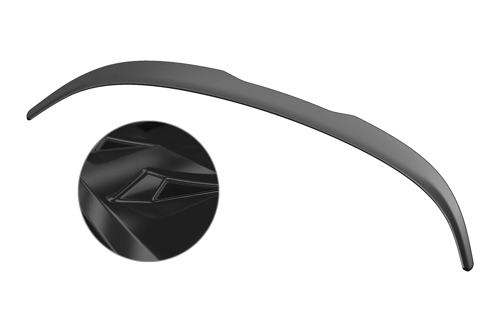 Heckflügel mit ABE für VW Scirocco III R / R-Line Glossy (schwarz hochglanz)