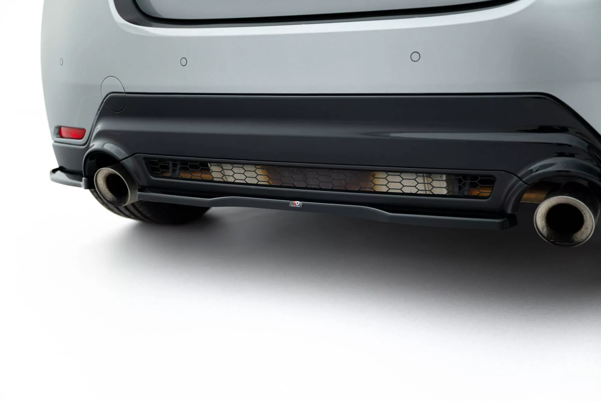 Hinten Splitter Toyota GR Yaris Mk4 Facelift Schwarz Hochglanz