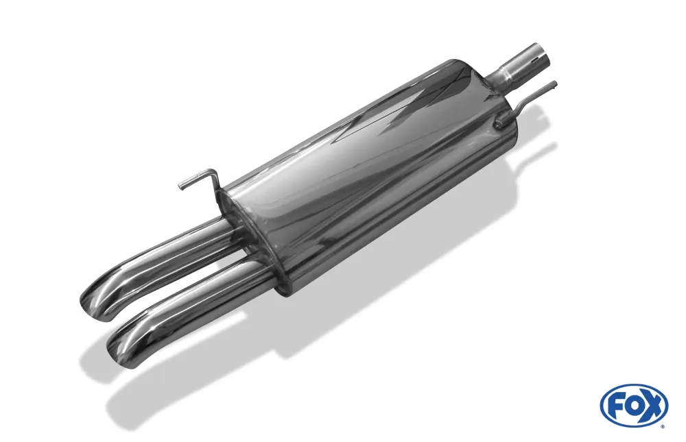 VW Golf IV Cabriolet  Endschalldämpfer - 2x63 Typ 28