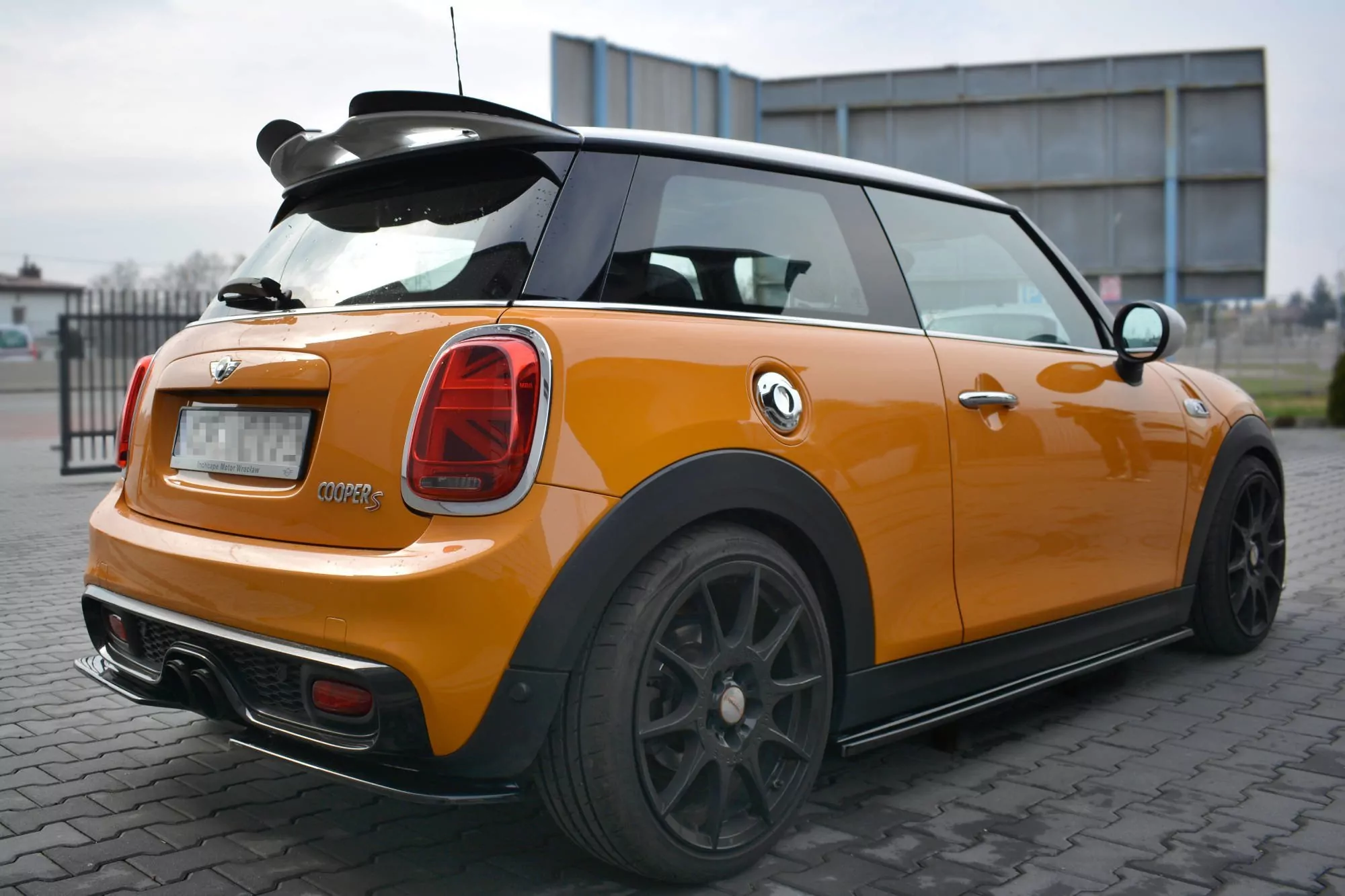 Heck Spoiler Aufsatz Abrisskante Passend Für MINI COOPER S MK3 Vor Facelift 3-Türer (F56) Schwarz Hochglanz