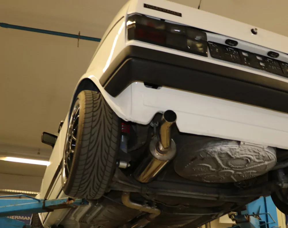 VW Golf I GTI  Endschalldämpfer Ø63,5mm - 1x63,5 Typ 23