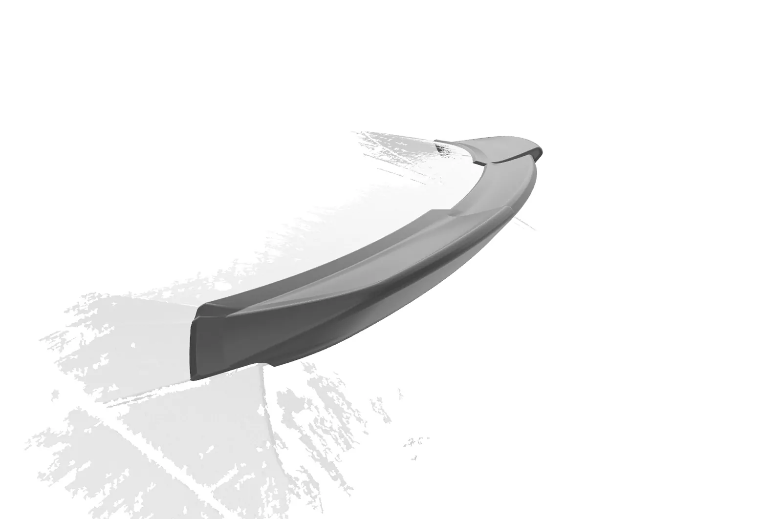 Heckflügel mit ABE für Audi Q3 F3 HF930 Schwarz Strukturiert