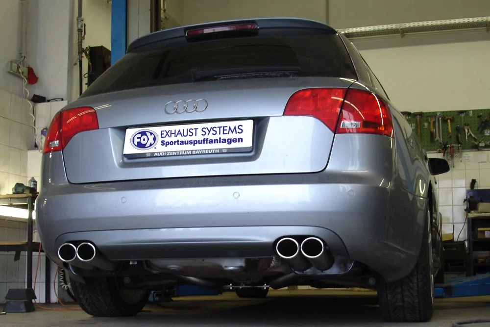 Audi A4 Typ B7 quattro Endschalldämpfer rechts/links Ø63,5mm - 2x88x74 Typ 32  rechts/links