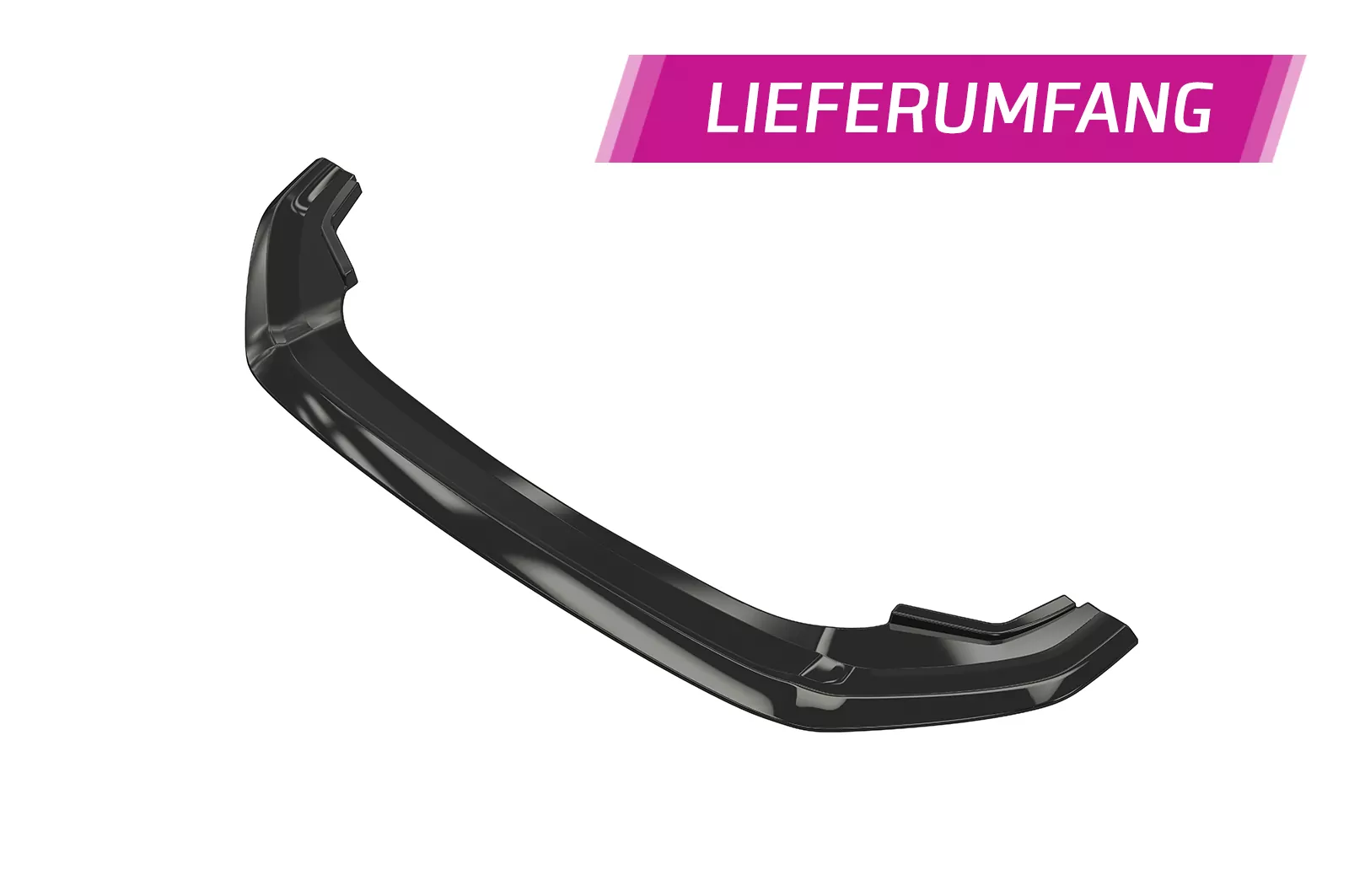 Cup-Spoilerlippe mit ABE für VW Golf 7 GTI / GTD CSL380 Strukturiert (schwarz matt)