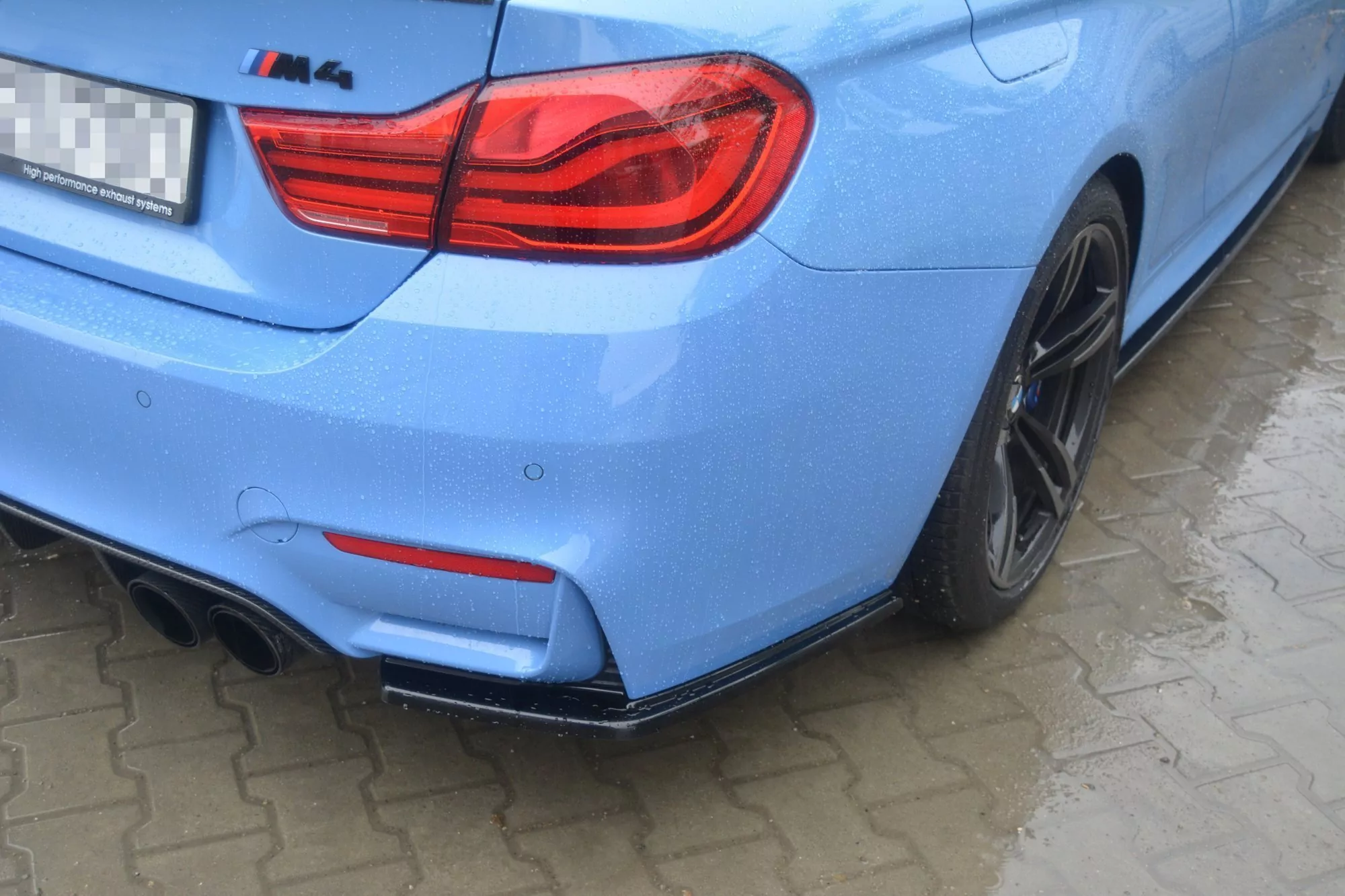 Heck Ansatz Flaps Diffusor Passend Für Diffusor Passend Für BMW M4 F82 Schwarz Hochglanz Schwarz Hochglanz