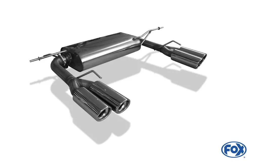 VW Eos V6  Endschalldämpfer Ausgang rechts/links - 2x80 Typ 17 rechts/links