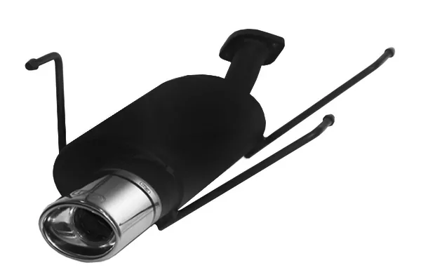 Ulter Sportauspuff für Nissan Almera typ N15 1995-2000 - 1 Endrohr Oval 120×80