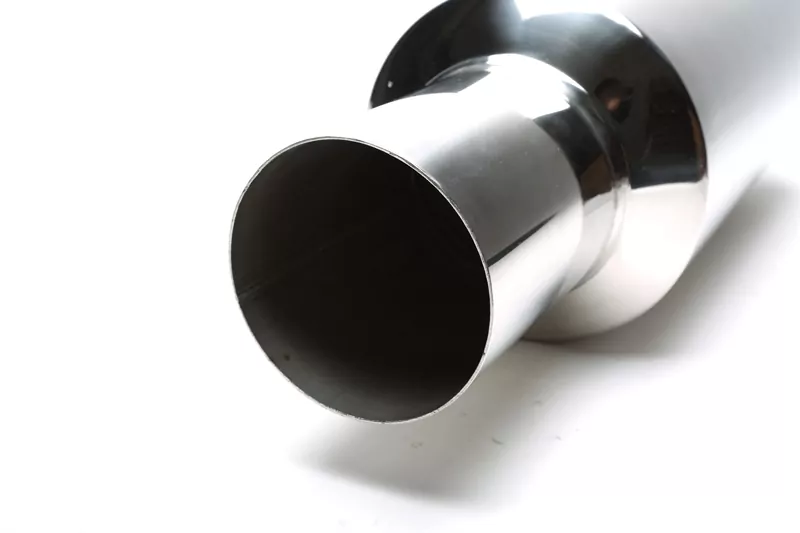 TA Technix Edelstahl Sportendschalldämpfer universal 115 / 65mm rund / scharf