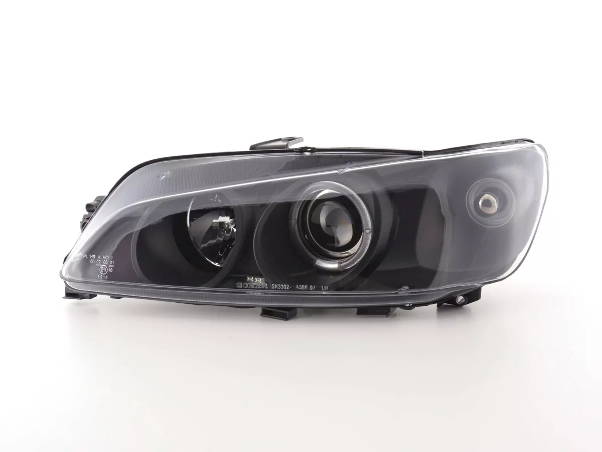 Scheinwerfer Set Peugeot 306 Bj. 97-00 schwarz