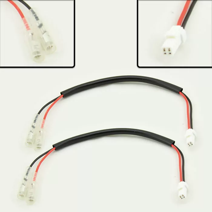 Adapterkabel Blinker | Ducati/ktm/mv Agusta/suzuki | Paar | Japan-2er Rundstecker Weiblich Ø 3,5mm