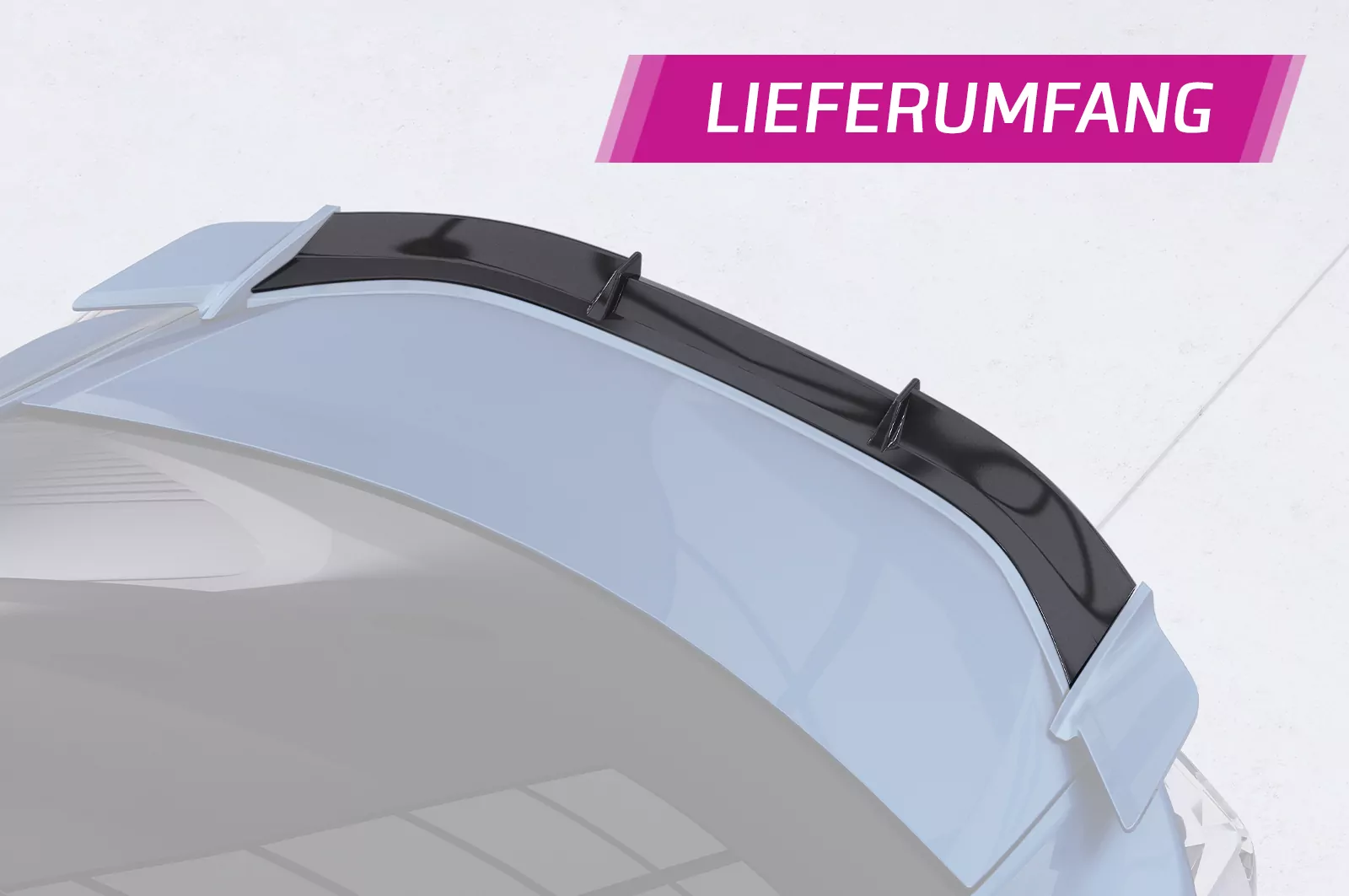 Heckflügel mit ABE für Toyota GT86 HF848 Schwarz Strukturiert