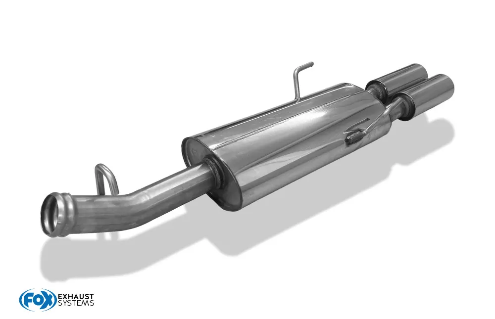 Saab 900 II  Endschalldämpfer - 2x80 Typ 13
