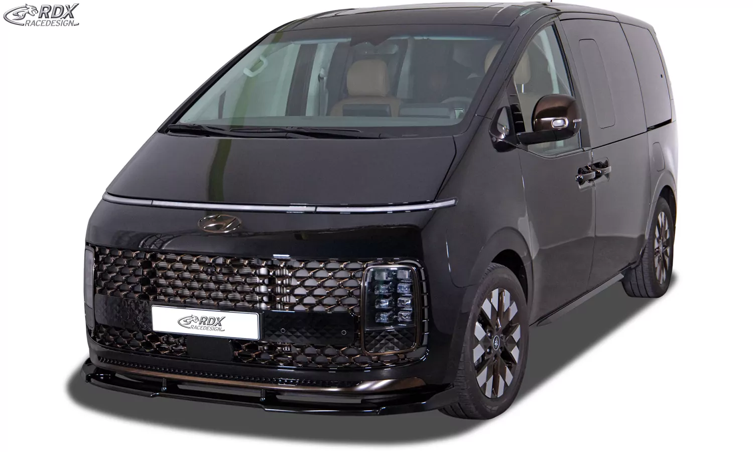 RDX Frontspoiler VARIO-X für HYUNDAI Staria (US4, 2021+) Frontlippe Front Ansatz Vorne Spoilerlippe