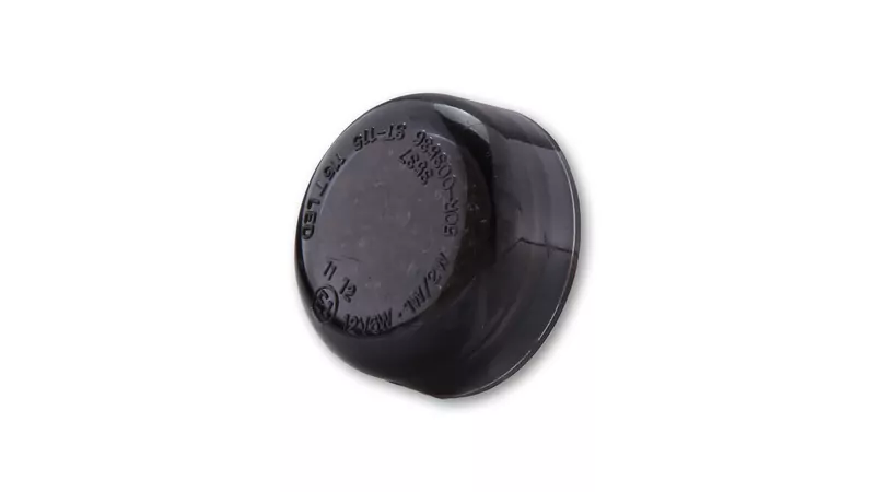 SHIN YO Micro Disc LED Rücklicht Getöntes Glas, Rund, E-Geprüft (1Stck)