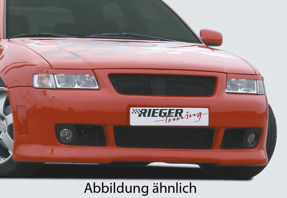 Rieger Spoilerstoßstange S3-Look für Audi A3 (8L) - 5-tür.  für Grill mit Alugitter carbon optik