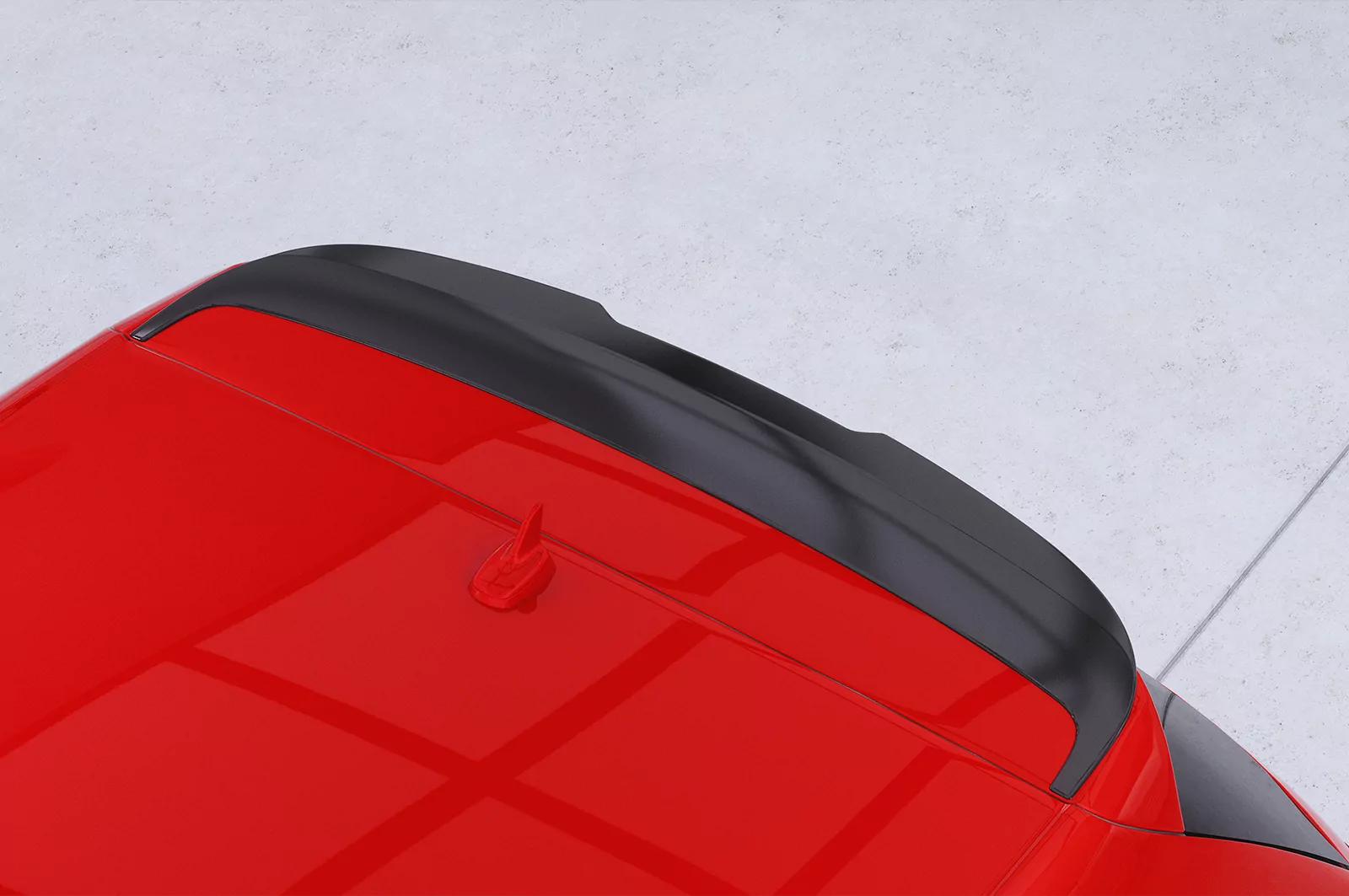 Heckflügel mit ABE für VW Polo V (Typ 6R, 6C) GTI HF615 Strukturiert (schwarz matt)