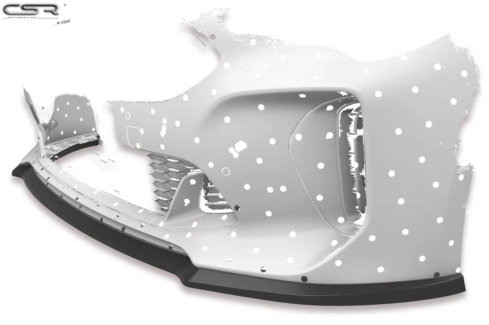 Cup-Spoilerlippe mit ABE für Kia Stinger GT CSL426-M Carbon Look (matt)