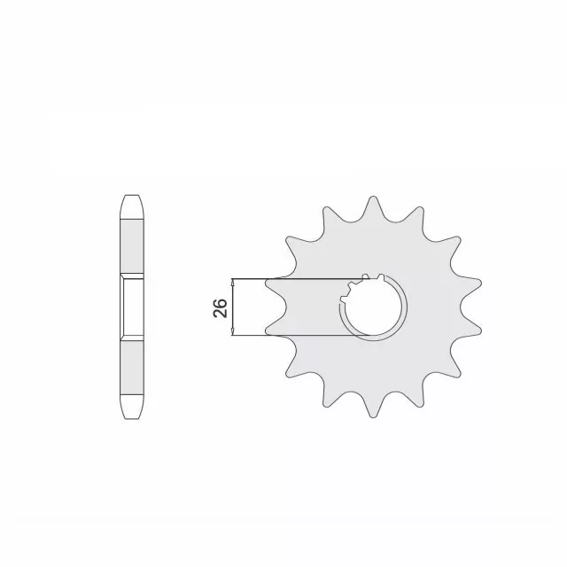 EK-Chain Kettensatz 530 MVXZ-2 für Triumph 750 Daytona Modelljahr 1991-1995 Farbe Blau