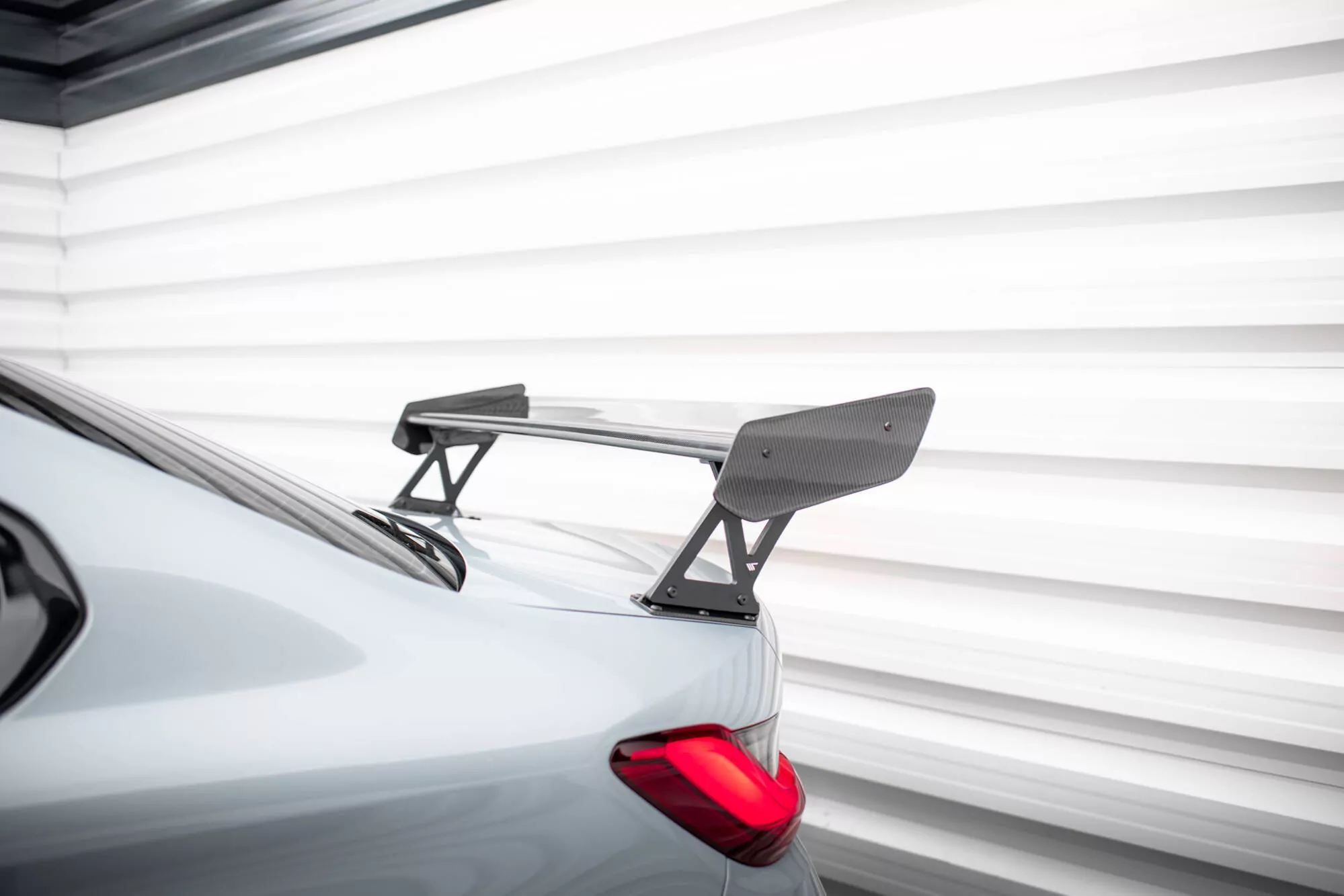 Carbon Spoiler With External Brackets Uprights + LED BMW M3 G80 / M340i G20 / 3 M-Paket G20 / 3 Standard G20