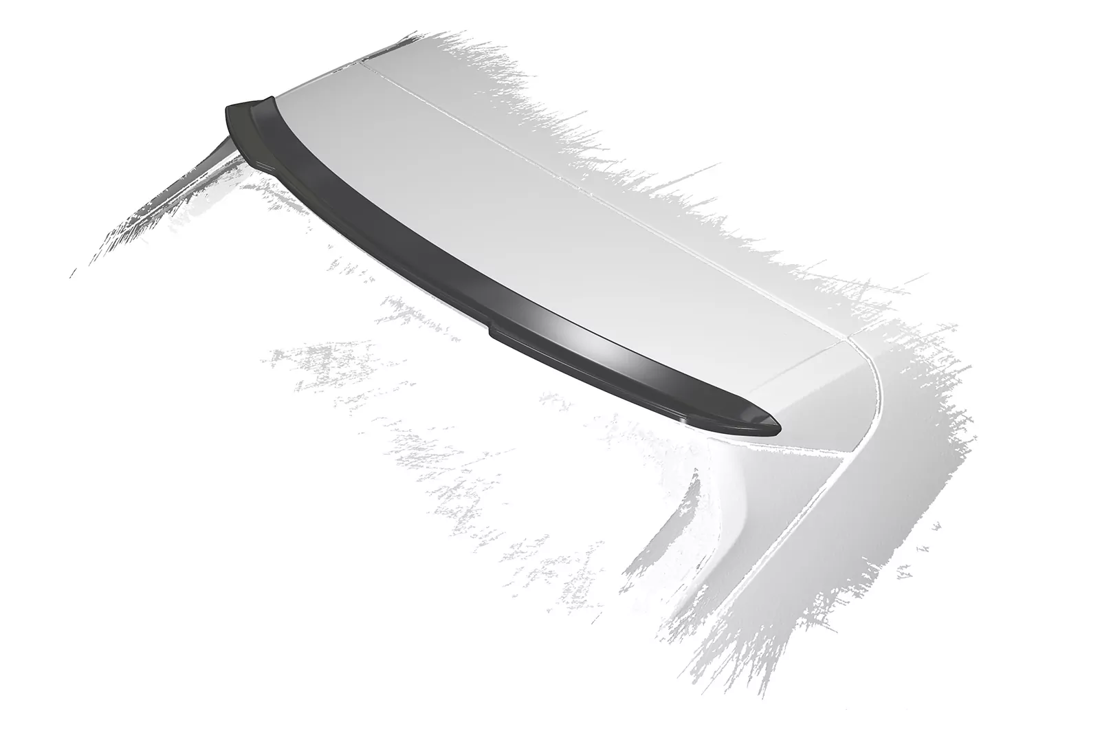 Heckflügel mit ABE für Audi A6 C8 (Typ 4K/F2) Avant HF826 Schwarz Strukturiert