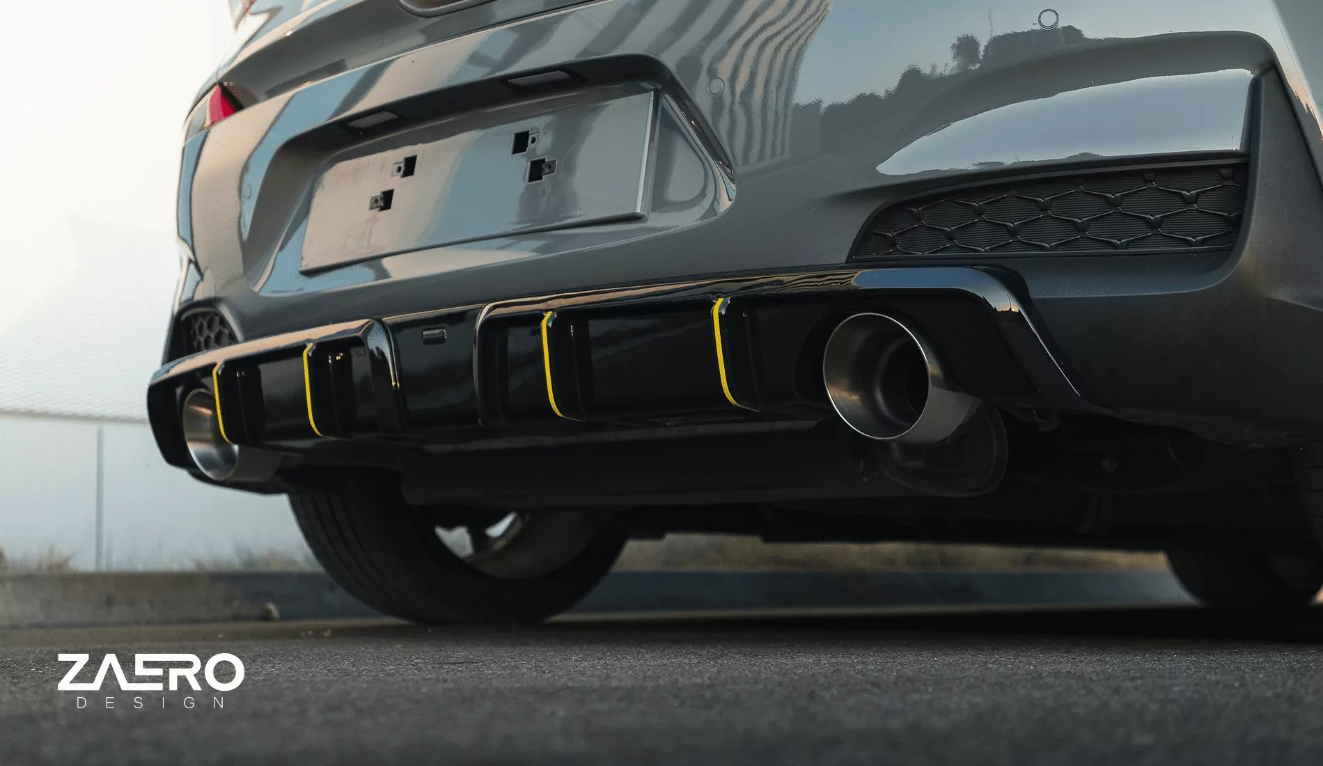 EVO-1 Diffusor für Hyundai I30N Hatchback