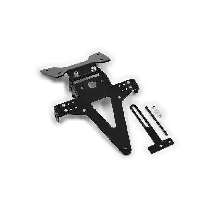 Kennzeichenhalter Suzuki Gsx-r 600/750, Bj. 08-10, Verstellbar, Schwarz, Inkl. Reflektorhalter