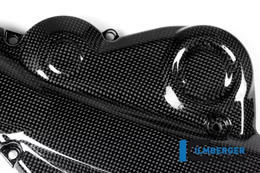 Ilmberger Carbon Zahnriemenabdeckung horizontal glanz Carbon