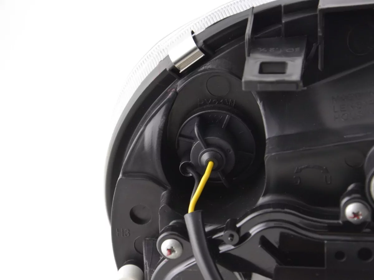 Scheinwerfer Set Daylight LED Tagfahrlicht VW Golf 4 Bj. 97-03 schwarz für Rechtslenker