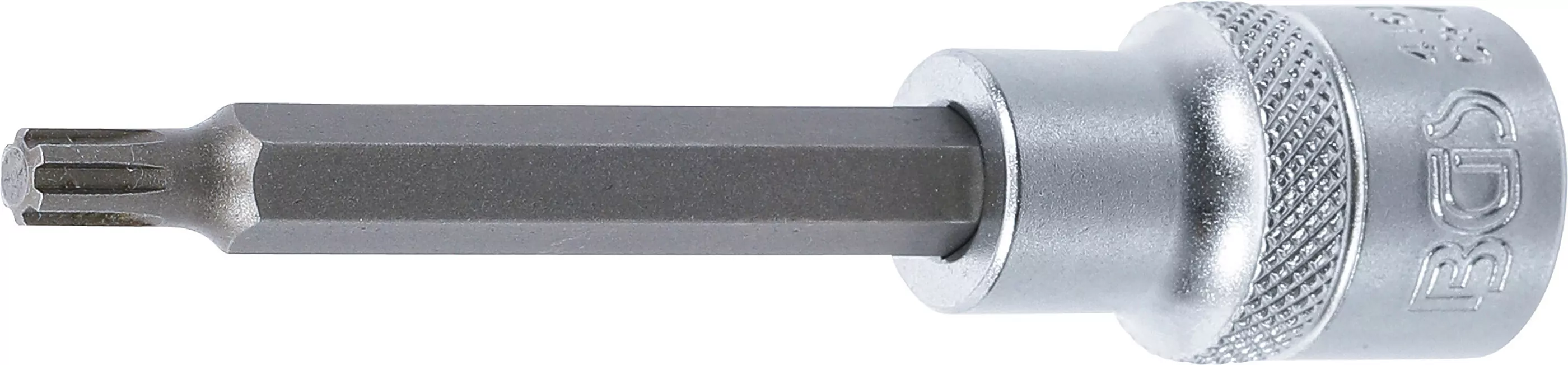 Bit-Einsatz | Länge 100 mm | Antrieb Innenvierkant 12,5 mm (1/2") | Keil-Profil (für RIBE) M6