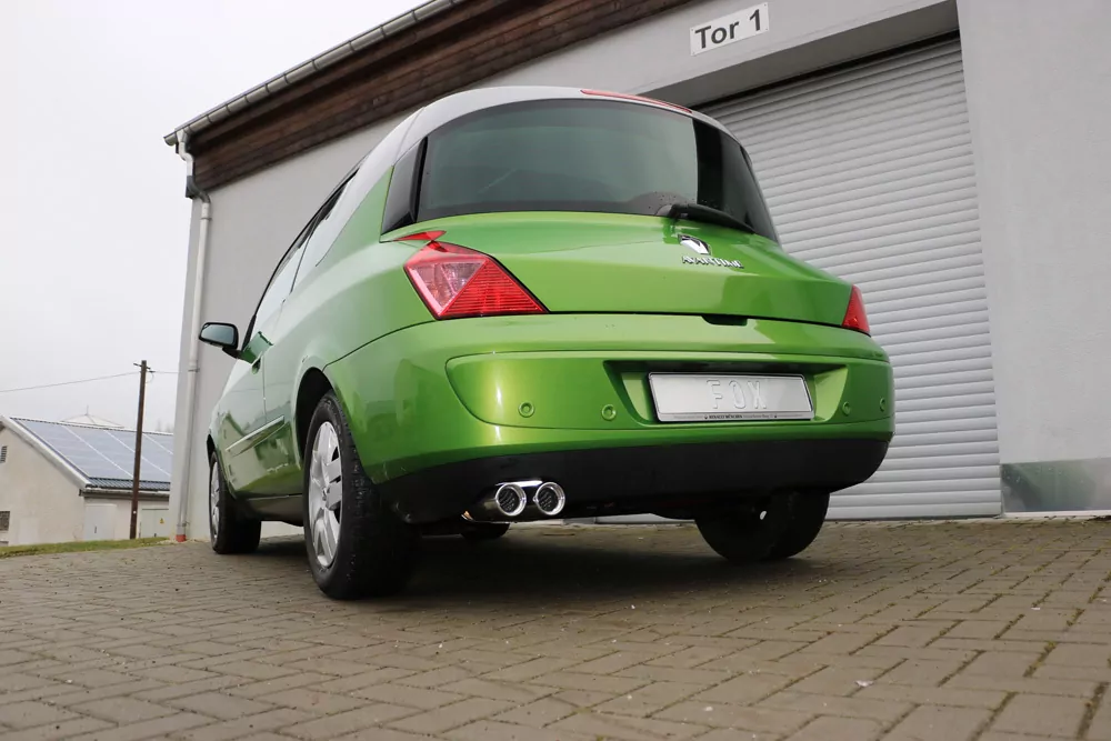 Renault Avantime  Endschalldämpfer - 2x80 Typ 13