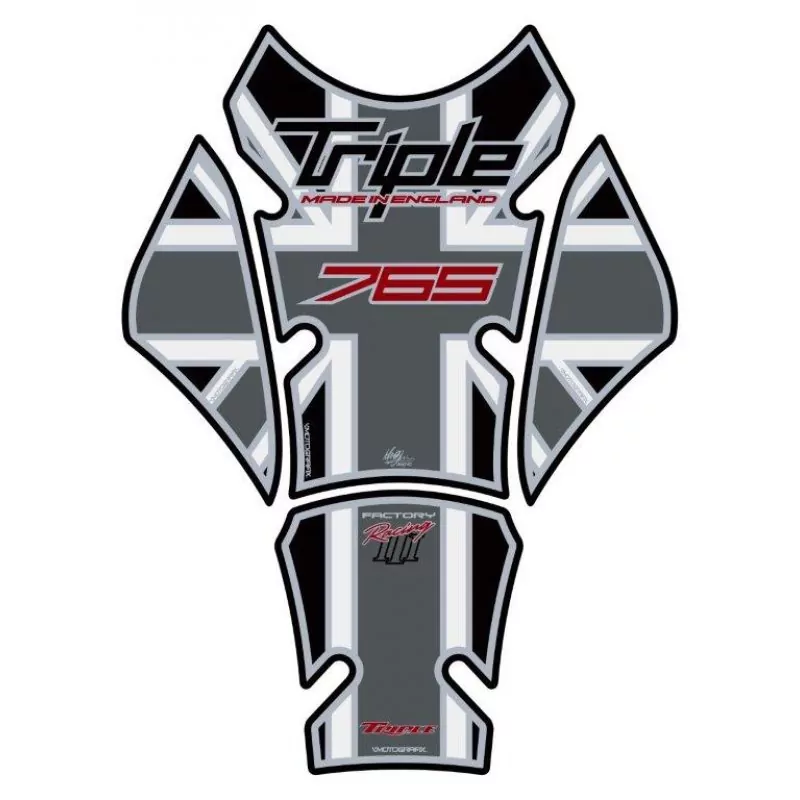Motografix Triumph Street Triple 765 3D Gel Tank Pad Protector TT032MJ