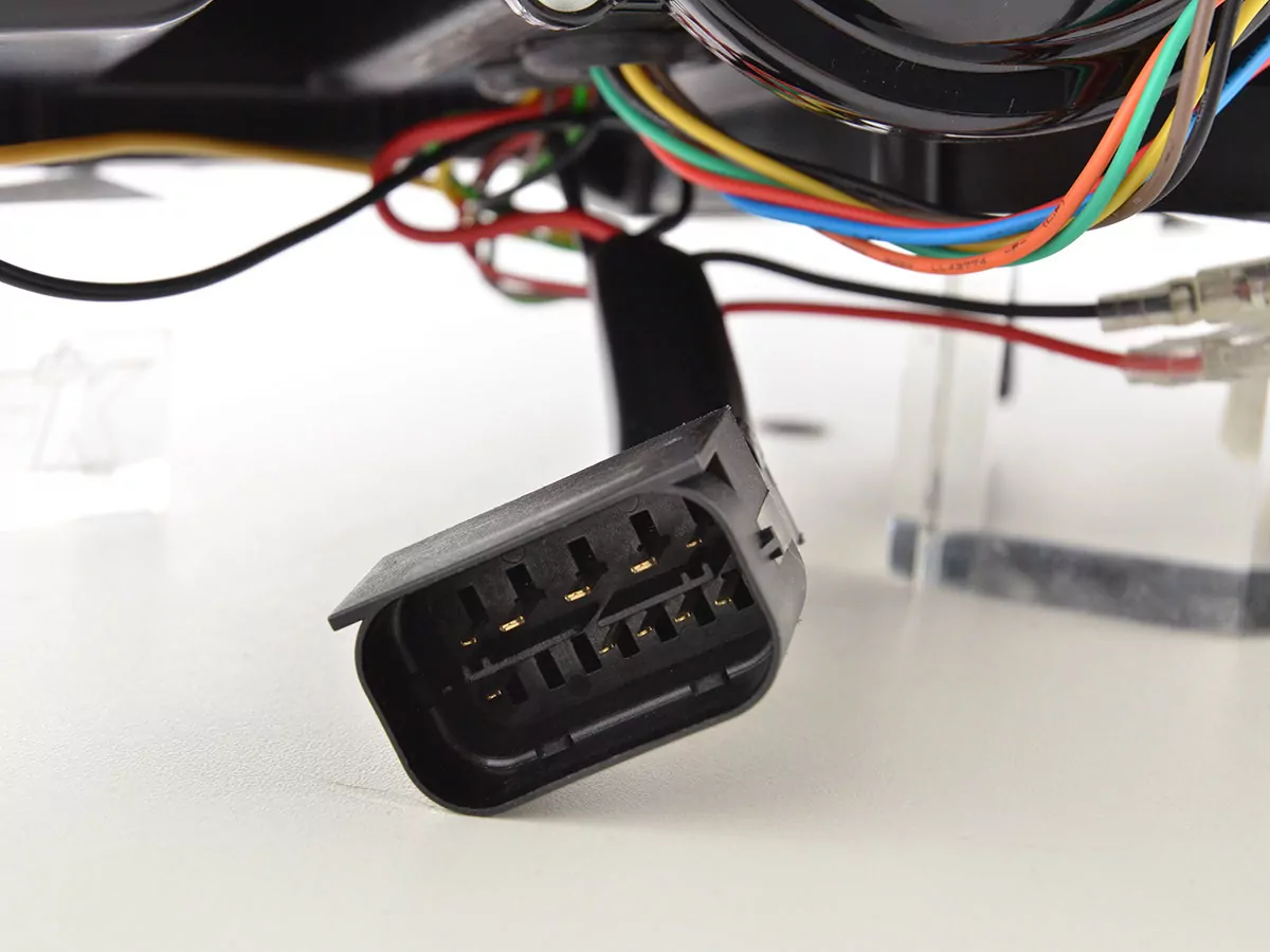 Scheinwerfer Set Xenon Daylight LED Tagfahrlicht mit AFS BMW 3er E92/E93 Bj. 06-10 schwarz