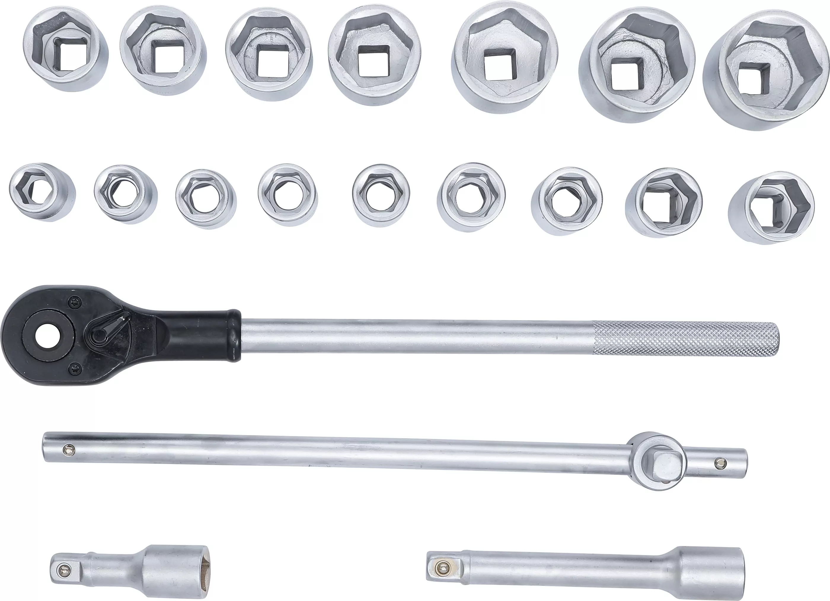 Steckschlüssel-Satz | Antrieb 20 mm (3/4") | SW 19 - 50 mm | 20-tlg.