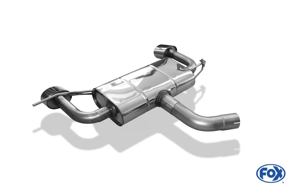 VW Scirocco - 13  Endschalldämpfer Ausgang rechts/links - 129x106 Typ 32 rechts/links