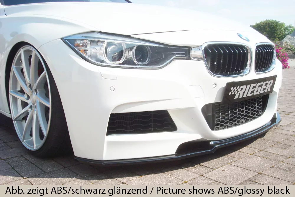 Rieger Spoilerschwert für BMW 3er F30  (3L) | Lim. 07.15- (ab Facelift) LCI nur für M-Paket-Frontschürze