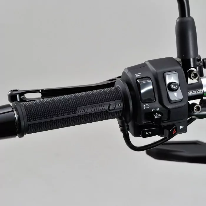 Heizgriffe "Daytona V" | Motorräder | 7/8"-22 mm L 120 + R 120mm | 4 fach verstellbar | offen