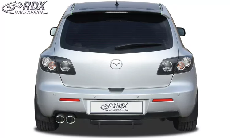 RDX Heckdiffusor U-Diff für MAZDA 3 2006-2009 Diffusor Heck Ansatz