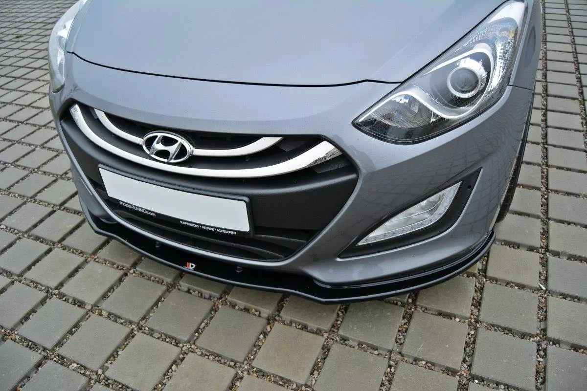 Front Ansatz Passend Für Passend Für Hyundai I30 Mk.2 Schwarz Hochglanz Schwarz Hochglanz