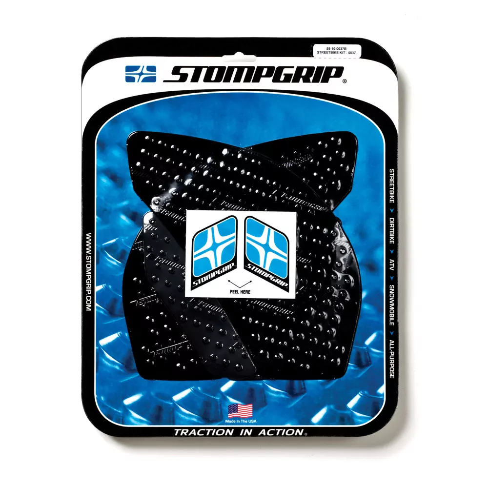Stompgrip Traction Pad Volcano für Kawasaki Ninja ZX-6R 09-22 Schwarz