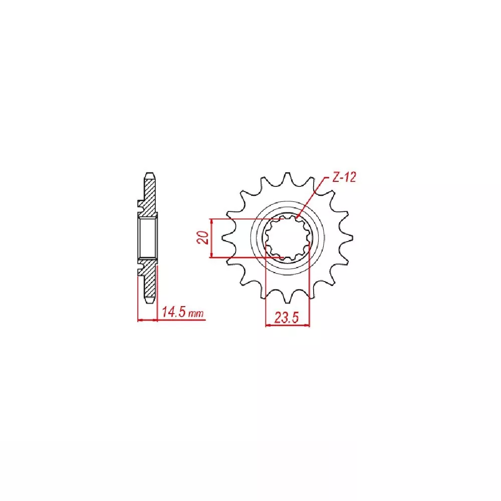 ENUMA Kettensatz 520 HO für Honda CRF450RL ab Modelljahr 2021-