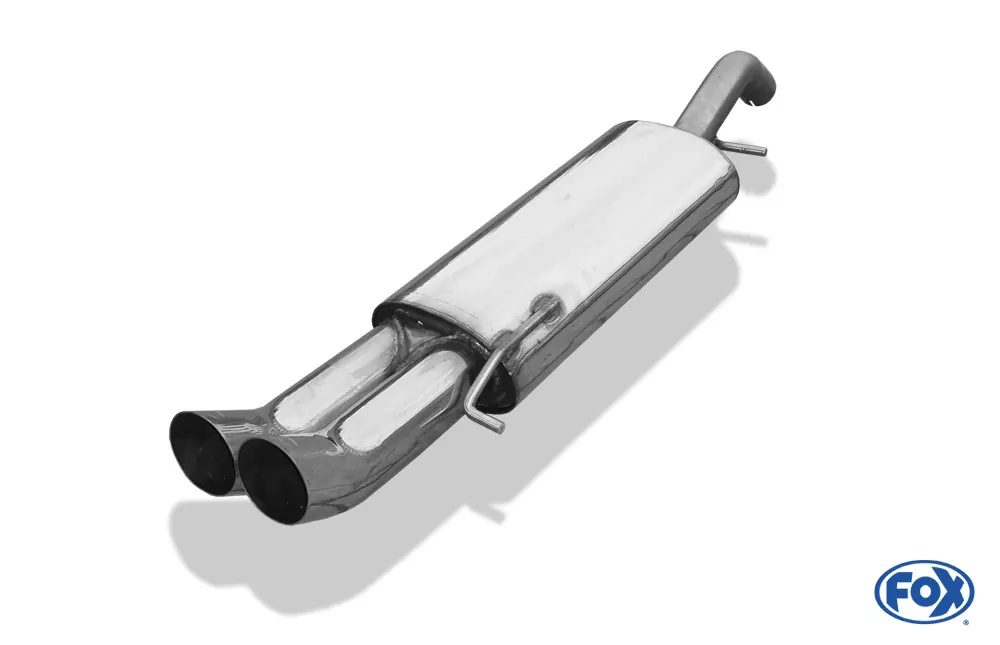 VW Corrado 16V/ VR6  Endschalldämpfer - 2x76 Typ 18